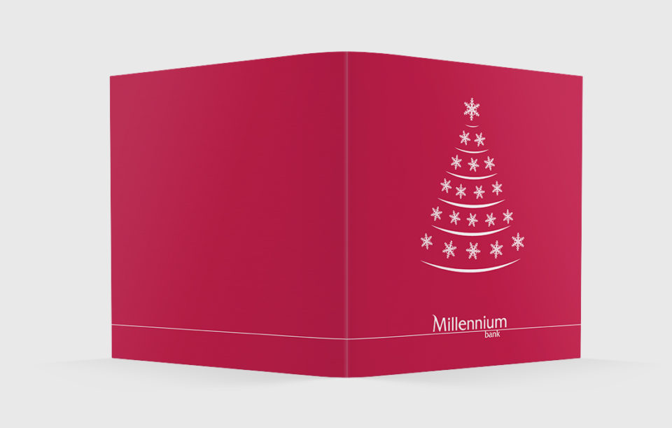 Kartka świąteczna dla BANK MILLENNIUM